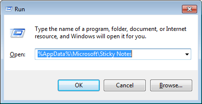 where are sticky notes files stored